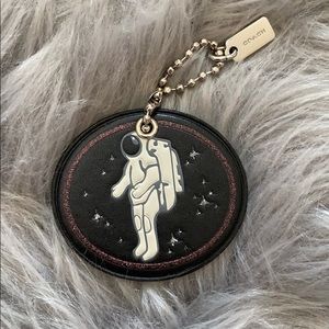 Coach NASA space keychain